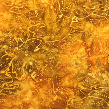 Load image into Gallery viewer, Robert Kaufman Batik Fabric, By The Half Yard, AMD-22663-126 Ochre