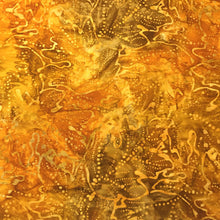 Load image into Gallery viewer, Robert Kaufman Batik Fabric, By The Half Yard, AMD-22663-126 Ochre