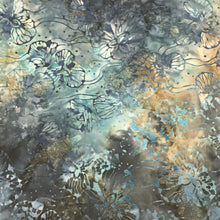 Load image into Gallery viewer, Timeless Treasures Batik Fabric, By The Half Yard, Tonga-B8761 Juniper