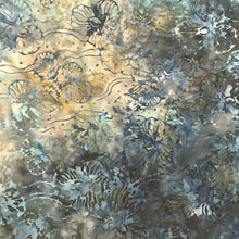 Load image into Gallery viewer, Timeless Treasures Batik Fabric, By The Half Yard, Tonga-B8761 Juniper