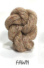 Load image into Gallery viewer, Hasegawa Top Dyed Silk Tweed Noil Yarn Fawn
