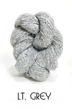Load image into Gallery viewer, Hasegawa Top Dyed Silk Tweed Noil Yarn Light Grey