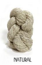 Load image into Gallery viewer, Hasegawa Top Dyed Silk Tweed Noil Yarn Natural