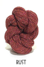 Load image into Gallery viewer, Hasegawa Top Dyed Silk Tweed Noil Yarn Rust