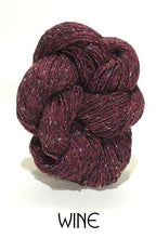 Load image into Gallery viewer, Hasegawa Top Dyed Silk Tweed Noil Y Winearn