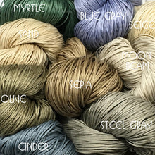 Load image into Gallery viewer, Hasegawa Cotton Gima Yarn, 50 Grams, Gima 8.5, Made In Japan With a Paper Like Feel, Tape Yarn