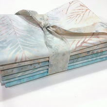 Load image into Gallery viewer, 6 Fat Quarter Bundle of Yellow Blue Multi Print Batiks From Wilmington Batiks, FQ6Wil