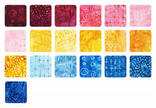 Load image into Gallery viewer, Kaufman Batik Fabric Strips, Jelly Roll Rollups, RU-959-40, Good Vibes