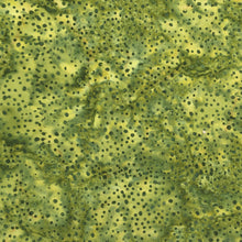 Load image into Gallery viewer, Island Batik Fabric, By The Half Yard, 121933656, Mini Dot Grass