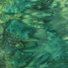 Load image into Gallery viewer, Island Batik Fabric, By The Half Yard, Green Colors, Bluegrass
