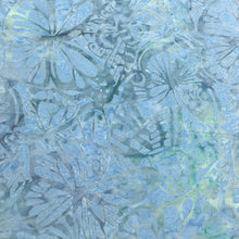Load image into Gallery viewer, Kaufman Fabrics Batik, By The Half Yard, Watercolor Blossoms, SRK-20465-4 Blue