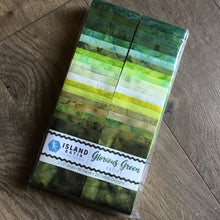 Load image into Gallery viewer, Island Batik Strip Packs, Watercolor Basics, 20 Fabrics, 40 Strips Each Offering