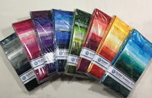 Load image into Gallery viewer, Island Batik Strip Packs, Watercolor Basics, 20 Fabrics, 40 Strips Each Offering