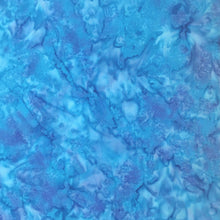 Load image into Gallery viewer, Island Batik Fabric, By The Half Yard, Brilliant Blues, Azure