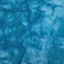 Load image into Gallery viewer, Hoffman Batik Fabric, By The Half Yard, 1895-578 Delta, Blue Teal