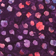 Load image into Gallery viewer, Timeless Treasures Tonga Batik Fabric, By The Half Yard, Tonga-B1108 Grape