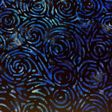 Load image into Gallery viewer, Robert Kaufman Batik Fabric, By The Half Yard, AMD-22259-69 Midnight