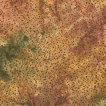 Load image into Gallery viewer, 1895-172 Copper, Hoffman Batik Fabric, multicolored orange green, cotton batik fabric
