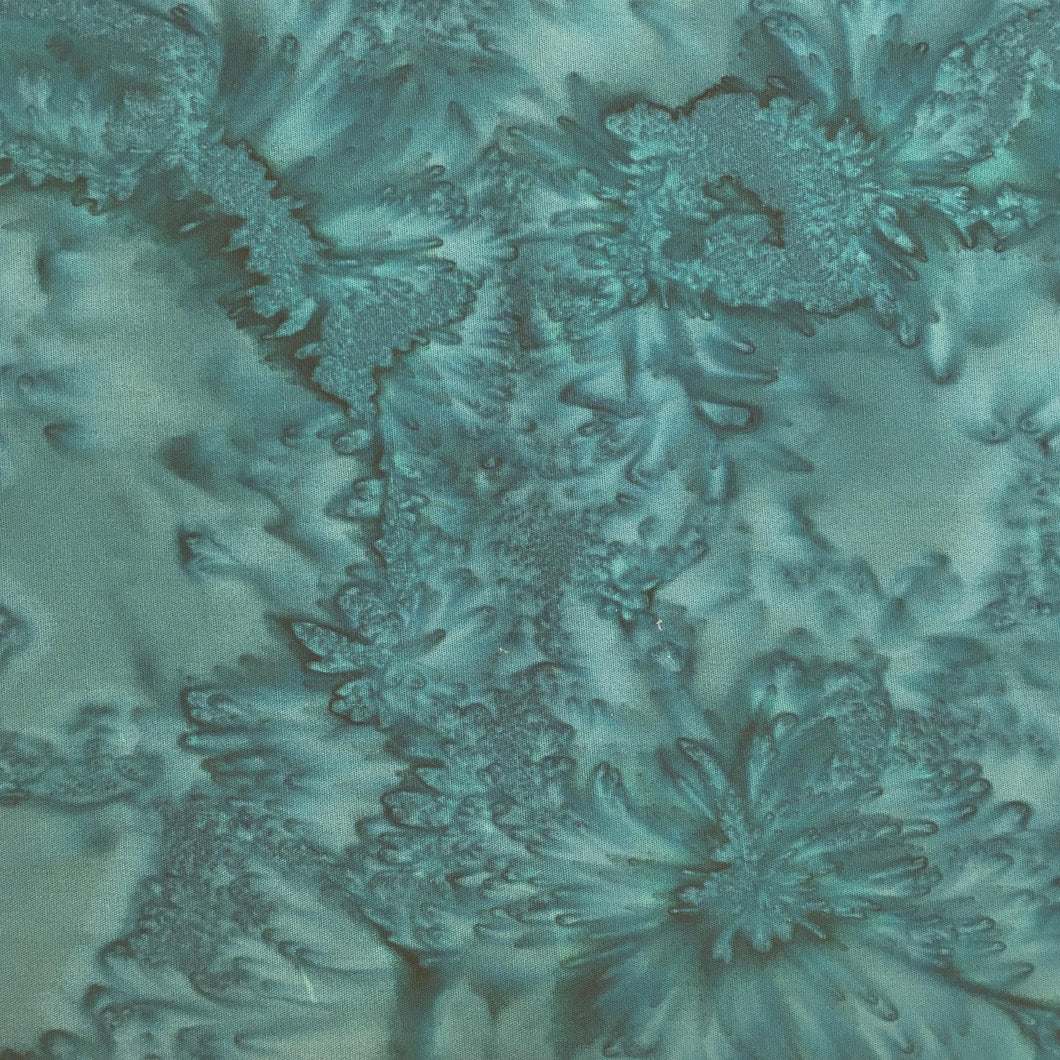 1895-467 Sea Cliff, Hoffman Batik Fabric, muted teal, cotton batik fabric