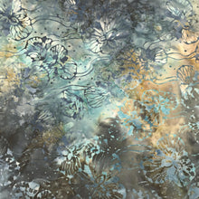 Load image into Gallery viewer, Timeless Treasures Batik Fabric, By The Half Yard, Tonga-B8761 Juniper
