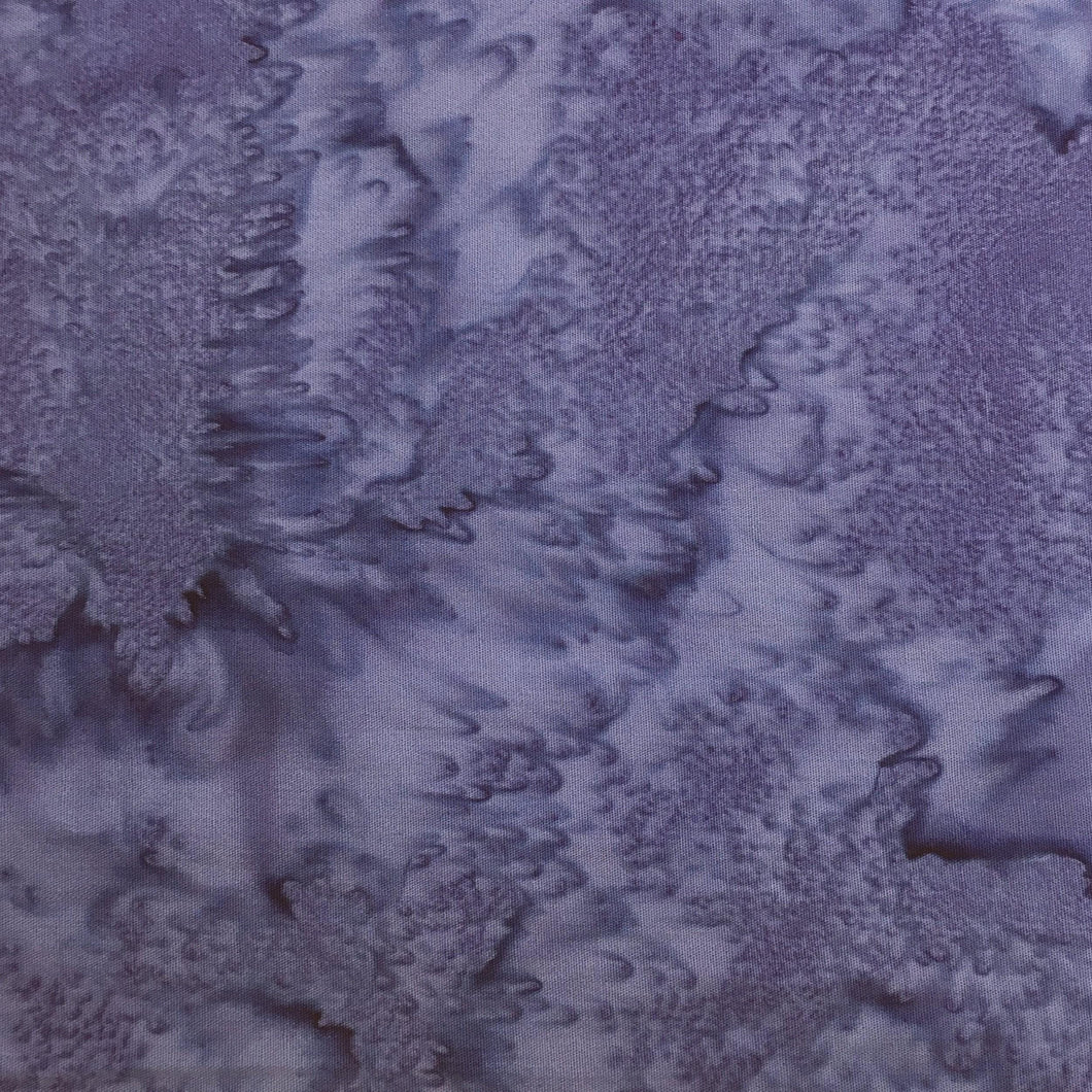 1895-332 Julie, Hoffman Batik Fabric, blue and purple cast, cotton batik fabric