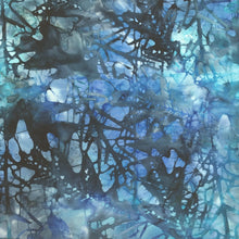 Load image into Gallery viewer, Tonga-B9229 Ski, Timeless Treasures, blues and greys, cotton batik fabric
