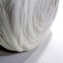 Load image into Gallery viewer, 1 Bump, Eco Peruvian Highland Wool Roving Top, 27.5 Microns, Undyed, Natural White
