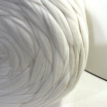 Load image into Gallery viewer, 1 Bump, Eco Peruvian Highland Wool Roving Top, 27.5 Microns, Undyed, Natural White
