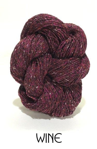 Hasegawa Top Dyed Silk Tweed Noil Y Winearn