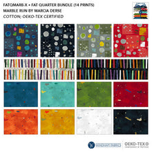 Load image into Gallery viewer, Marcia Derse, Marble Run, Fat Quarter or Half Yard Bundle, 14pc, Free Ship
