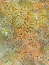 Load image into Gallery viewer, Timeless Treasures Batik Fabric, By The Half Yard, Tonga Fans
