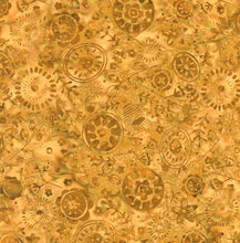 Load image into Gallery viewer, Timeless Treasures Tonga B4885 Amber, Brown Yellow, Cotton Batik Quilting Fabric
