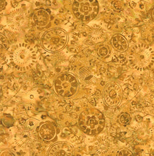 Load image into Gallery viewer, Timeless Treasures Tonga B4885 Amber, Brown Yellow, Cotton Batik Quilting Fabric

