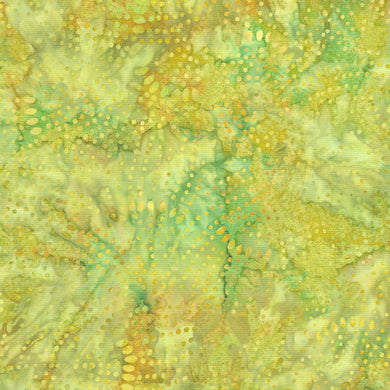 Timeless Treasures Tonga B6649 Moss, Brown Green Yellow, Cotton Batik Quilting Fabric