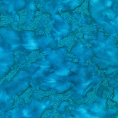 AMD-7000-257 Caribbean, Kaufman Prisma Dyes, Blue, Cotton Batik Quilting Fabric