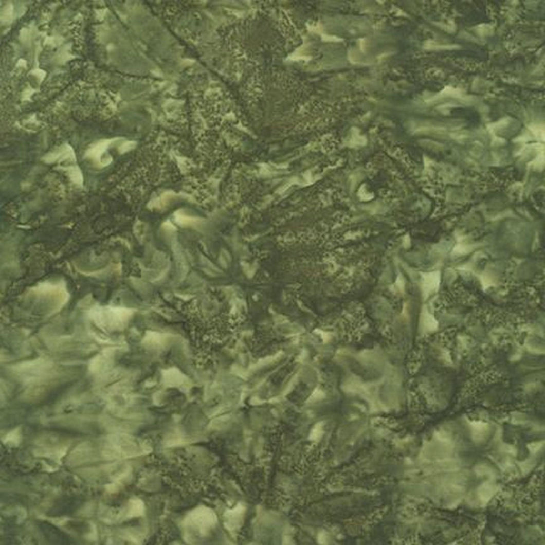 AMD-7000-45 Moss, Kaufman Prisma Dyes, Dark Green, Cotton Batik Quilting Fabric