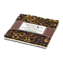 Load image into Gallery viewer, Kaufman Batik Charm Squares, Multicolored, CHS-841-42, Rings and Dots
