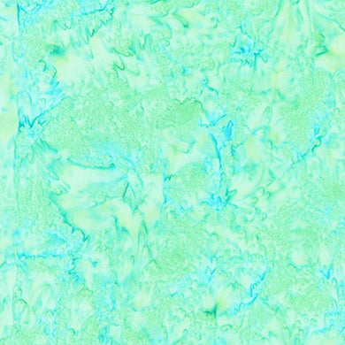 AMD-7000-366 Ice Frappe, Kaufman Prisma Dyes, Blue Green, Cotton Batik Quilting Fabric