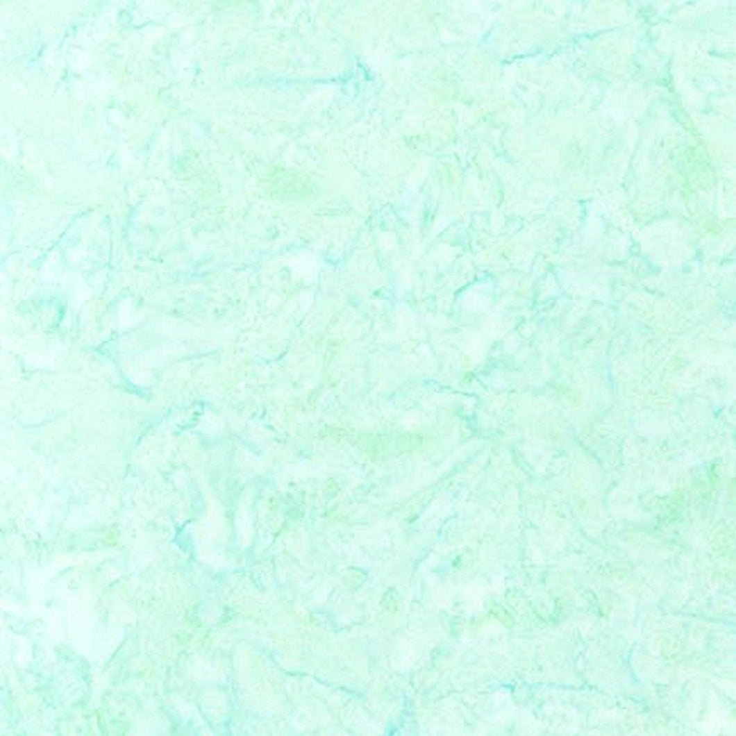 AMD-7000-241 Seafoam, Kaufman Prisma Dyes, Light Blue Green, Cotton Batik Quilting Fabric