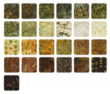 Load image into Gallery viewer, 25 Kaufman Artisan Batik Fat Quarters, FQ-1662-25, Fossils and Rocks

