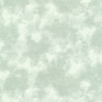 Kaufman Cloud Cover, SB-87422-6 Seafoam, Light Gray Green, Cotton Print Quilting Fabric from Japan