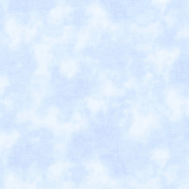 Kaufman Cloud Cover, SB-87422-20 Cloud, Light Blue, Cotton Print Quilting Fabric from Japan