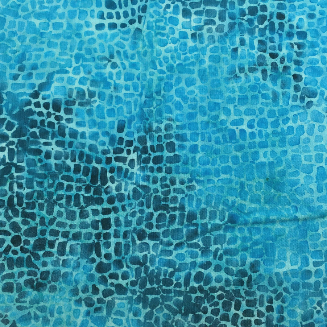 Island Batik Fabric, By The Half Yard, 412001540, Cobblestone Waterfall