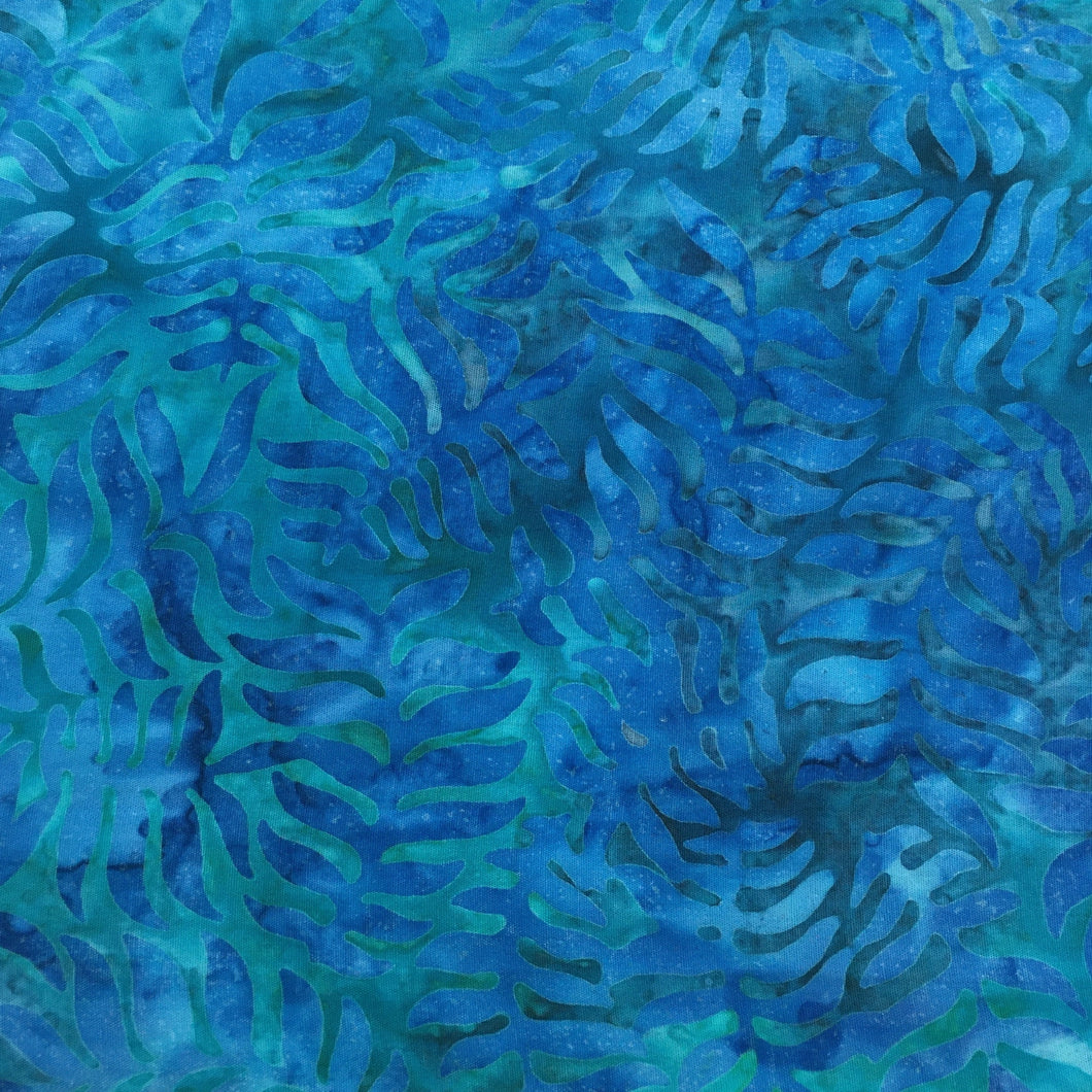 Robert Kaufman Batik Fabric, By The Half Yard, AMD-20842-81 Turquoise
