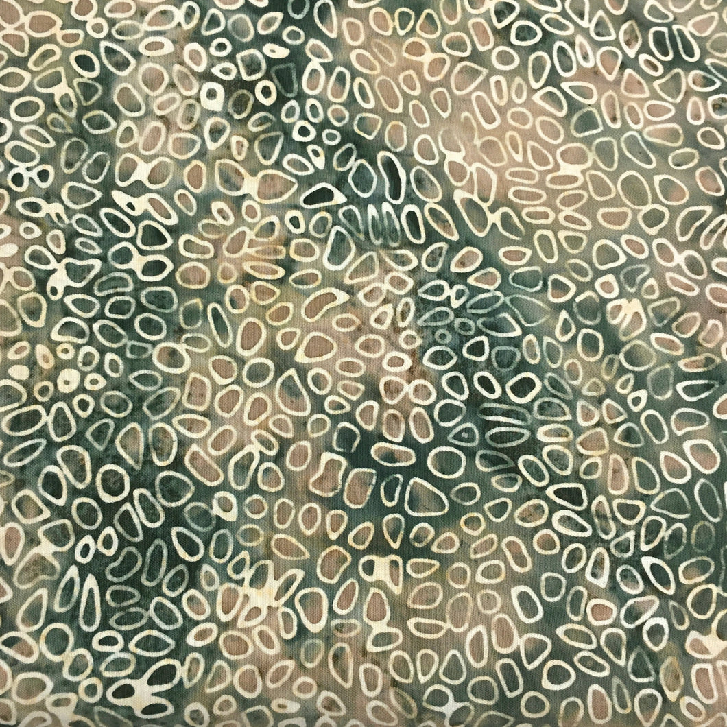 Island Batik Fabric, By The Half Yard, 122124872 Cheerios Jungle Water