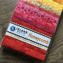 Load image into Gallery viewer, Island Batik Strip Pack, Honeycomb, Multicolors, 20 Fabrics and 40 Strips
