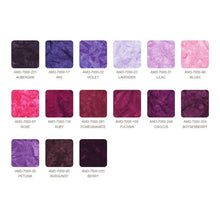 Load image into Gallery viewer, Kaufman Prisma Dye Fat Quarters, FQ-830-15, Plum Perfect Colorstory

