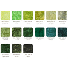 Load image into Gallery viewer, Kaufman Prisma Dye Fat Quarters, FQ-832-15, Rainforest Colorstory
