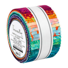 Load image into Gallery viewer, Kaufman Batik Roll Ups , Jelly Roll Rollup Strips, RU-1122-40, Interstellar
