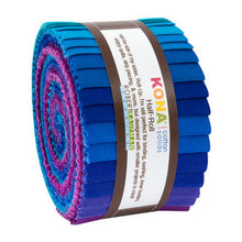 Load image into Gallery viewer, Kaufman Kona Solid Roll Ups, 5 Variations, Half Rollup, Jelly Roll, Strip
